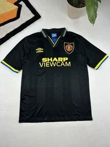 🩸RARE🩸Umbro Manchester United 1993/1994 Cantona #7 Jersey - Picture 1 of 6