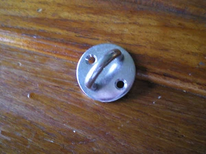 Stainless Steel 2 Hole Round Padeye 40mm #3644 - Bild 1 von 1