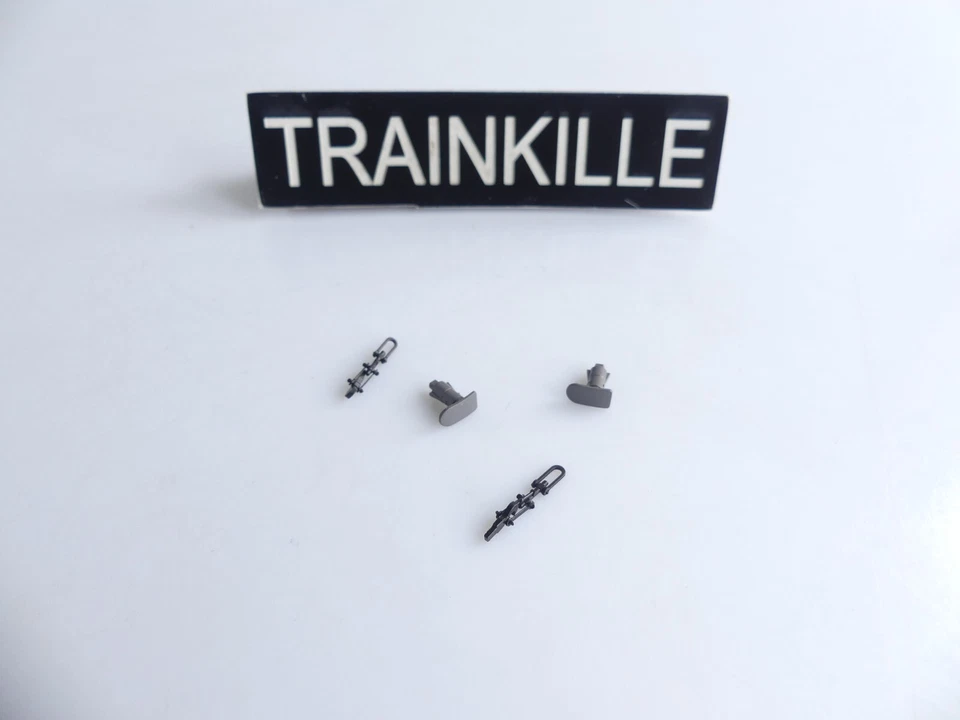 HJ2342 / JOUEF DETAILLAGE 2 TAMPONS + 2 CHOQUELLES LOCOMOTIVE TYPE BB 67000 - Photo 1/1