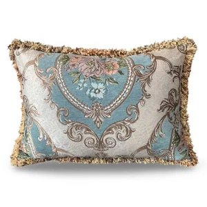 Bohemian Pillow Cover, Large Decorative Pillow Case, Tassel Oriental Pillow Case - Picture 1 of 17
