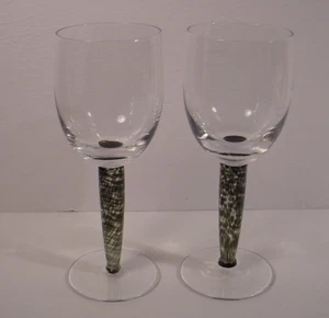 Denby Jet 2 Red Wine Glasses 8 1/2" - Picture 1 of 7