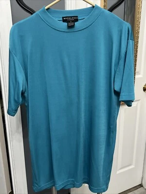 Camisa de hombre Monologue By Montique cuello redondo manga corta blanca talla mediana Foto 1 de 4