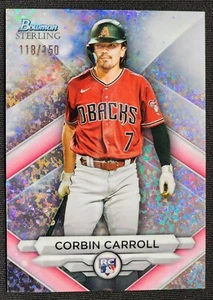 Corbin Carroll 2023 Bowman Sterling Mini Diamond Refractor /150 #BSR-42 RC - Picture 1 of 2