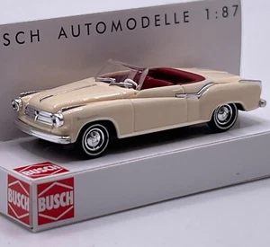 Busch H0 43150 Borgward Isabella Cabriolet Bj.1958, OVP, 1:87, G7/112 - Bild 1 von 1