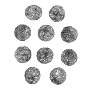10pcs 0.79" Dia Tobacco Pipe Metal Screen Smoking Ball Filter Promote Combustion - Picture 1 of 6