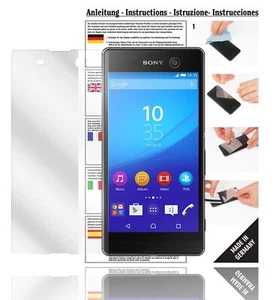 6x Displayschutzfolien für Sony Xperia M5 Schutzfolie Klar Folie Displayfolie - Bild 1 von 1