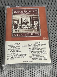 SAVOY-DOUCET CAJUN BAND With Spirits BRAND NEW CASSETTE TAPE ON ARHOOLIE LABEL - Picture 1 of 3