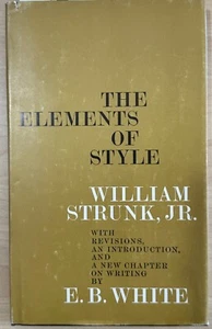 The Elements of Style by E. B. White and William Strunk Jr. (Hardback 1959) - Picture 1 of 4