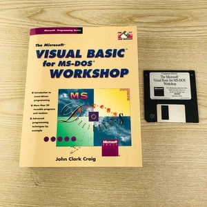 THE MICROSOFT VISUAL BASIC FOR MS-DOS WORKSHOP By John Clark Craig W/ Floppy - Imagen 1 de 7