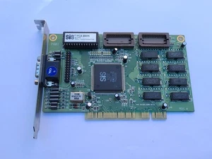 S3 ViRGE Graphics Card PCI VGA Expandable AGP 1995 - Afbeelding 1 van 5