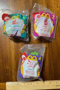 Set 3 Vintage McDonalds NUGGET BUDDIES Halloween Drache Hexe Birdie Katze - Bild 1 von 2