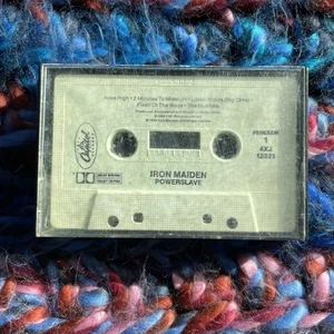 “Powerslave” by IRON MAIDEN (1984) Cassette NO SLEEVE COVER - Picture 1 of 5