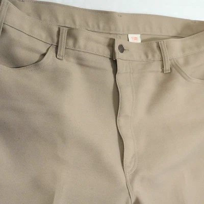 Vintage Levis 517 Pants Men Actual 39x27 Brown Sta Prest Bootcut Flared Made USA - Image 1 of 4
