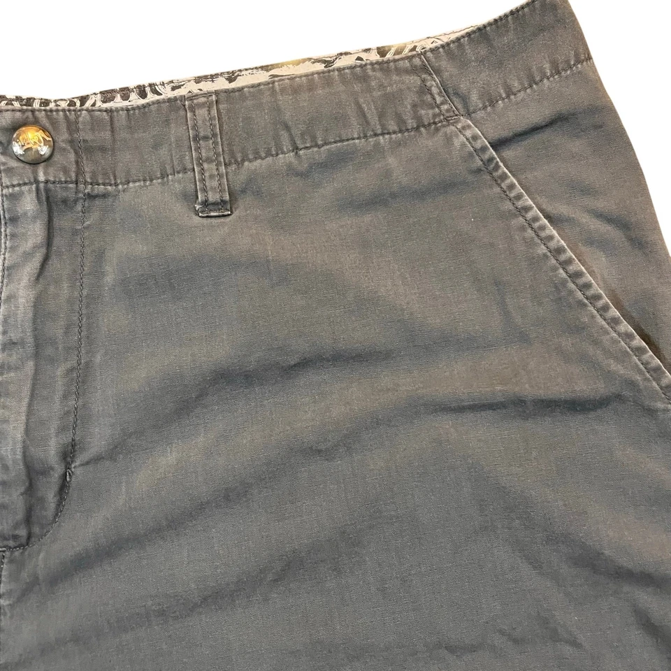 Pantalones Cortos Vintage Quicksilver Hombres 38 Gris Carga Sueltos Ropa de Calle Patinador Híbrido Y2K Foto 1 de 4