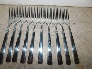 60 Stck. Oneida EASTON Würfel Edelstahl Besteck Gabel Messer Löffel + - Bild 1 von 7