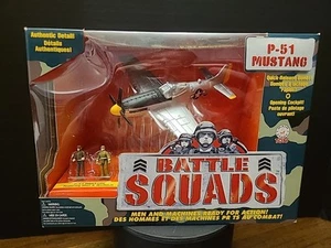 1997 Galoob Battle Squads P-51 Mustang Aircraft SEALED - Picture 1 of 6