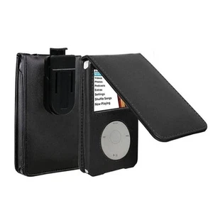 Leather Case for Apple iPod Classic 80GB/120GB/160GB 6th / 7th Gen w/ Belt Clip - Picture 1 of 3