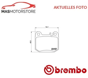 SATZ BREMSBELÄGE BREMSKLÖTZE BREMBO P 50 043 P FÜR MERCEDES-BENZ M-CLASS - Picture 1 of 5