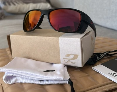 Gafas de sol Julbo Camino grandes marco negro rojo espejo lente Spectron 3 VLT 13 % Foto 1 de 4