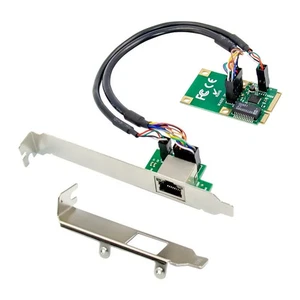 Mini PCIE RTL8111F Scheda Gigabit Ethernet RJ45 Adattatore Controller Industriale - Foto 1 di 4