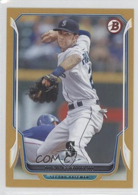 2014 Bowman Gold /50 Nick Franklin #195 - Image 1 of 2