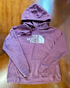 The North Face Purple Big Logo Hoodie Pullover Sweatshirt Women’s XL - Picture 1 of 10