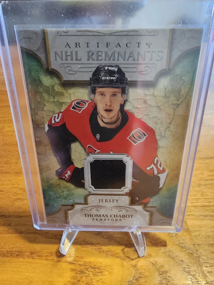 20-21 Artifacts Thomas Chabot NHL Remnants Patch - Image 1 of 2