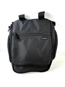 LL Bean Personal Organizer Hanging Travel Toiletry Bag Small Black NEW w/o TAGS - Picture 1 of 7