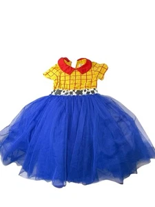 Disney Pixar Toy Story Dress Girls 6 Woody Jessie Tulle Tutu Dress Up Costume - Picture 1 of 6