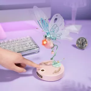 ROBOTIME 3D Puzzle Rosa Mecánico Mariposa Plástico Modelo Cumpleaños - Imagen 1 de 8