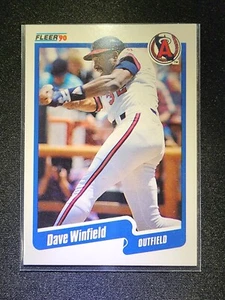 1990 Fleer Baseball Dave Winfield #U-81 Angels NM-MT - Bild 1 von 2