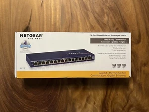 NETGEAR ProSafe Business (GS116) 16-Port Gigabit Ethernet Switch - Picture 1 of 3