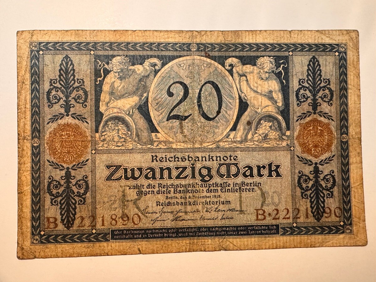 1915 Year Banknote German Paper Money for sale | eBay