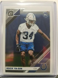 Rock Ya-Sin 2019 Optic Football RC - Rookie Card #116 Indianapolis Colts QTY - Picture 1 of 2