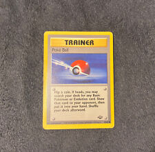 Pokemon Card Rare Poke Ball 64/64 Non Holo Trainer Jungle Set Pokemon Card 1999