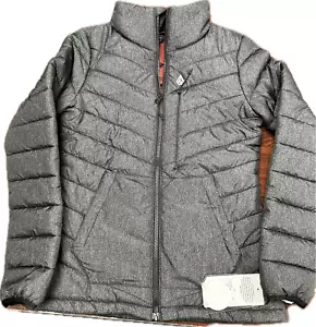 Volcom Women's TIA SD Puffer Jacket, Size XS-Black/Grey speckled - Picture 1 of 5