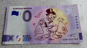 0-Euro-Banknote "100 Jahre Disney - Dagobert Duck" - Bild 1 von 2