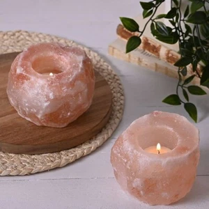 Himalayan Rock Salt Set of 2 Assorted Tealights - Picture 1 of 1