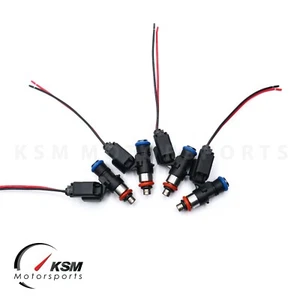 4 x 1000cc Short EV14 fit Bosch Fuel injectors E85 safe 96lb high performance - Picture 1 of 12