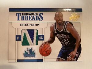 Chuck Person 2011 Panini Throwback Threads 14 Season Update Patch Card /49