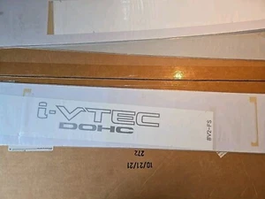 Oem I-vtec Decal Silver Sealed 75773-snx-a01zc NOS - Picture 1 of 2
