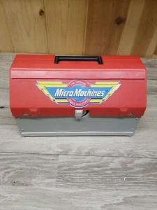 Vintage 1988 Micro Machines Super City Toolbox Preowned INCOMPLETE - Picture 1 of 7