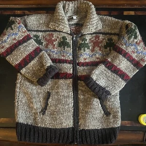 Vintage Orvis Cowichan L Sweater Jacket Made in Canada (Fits an XXL) - Picture 1 of 12