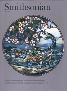 Smithsonian Magazine July 1987 a stained-glass masterpiece, John La Farge - Bild 1 von 2