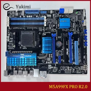 FOR ASROCK M5A99FX PRO R2.0 AMD AM3 DDR3*4 32GB ATX Motherboard Test OK - Picture 1 of 5