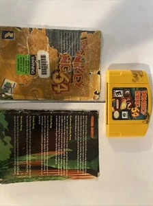 Donkey Kong N64 Authentic Tested With Manual (Nintendo N64, 1997) - Picture 1 of 2