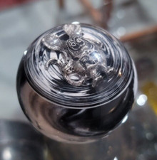 MOONEYES Black & White RAT FINK Shift KNOB Hot Rod custom GASSER Drag Racing