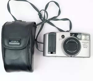 Cámara fotográfica panorámica Minolta Freedom Zoom 140EX apuntar y disparar con estuche *LEER* - Imagen 1 de 6