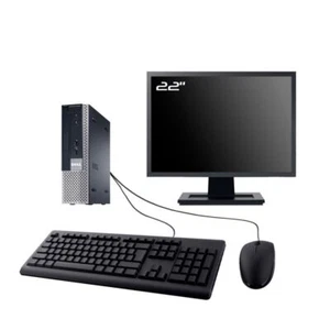 PC Dell Optiplex 9020 USFF Bildschirm 22 " Intel I3-4130 RAM 8Go SSD 480Go W11 - Bild 1 von 7