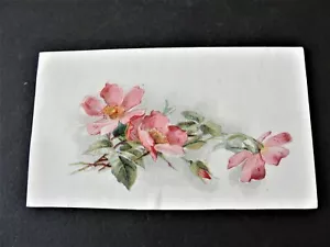 1800 - Navidad, hermosas flores - Tarjeta de intercambio efímera victoriana. - Imagen 1 de 2